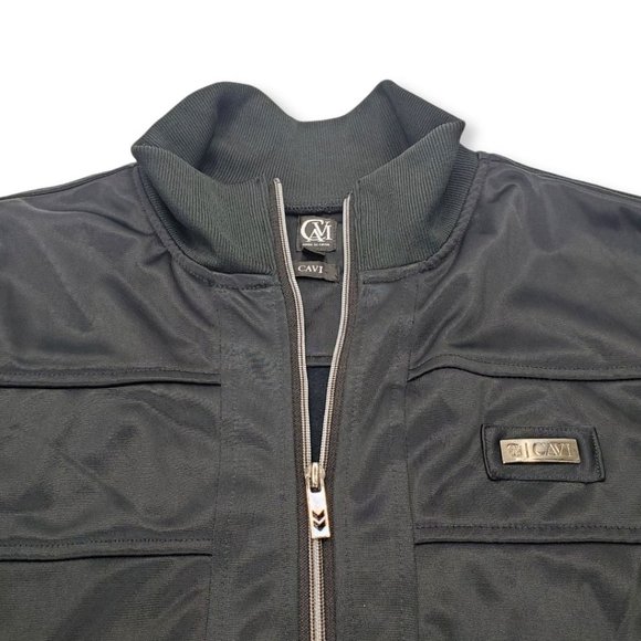 CAVI Men's Black Casual Jacket Full Front Zip XL - Picture 2 of 8